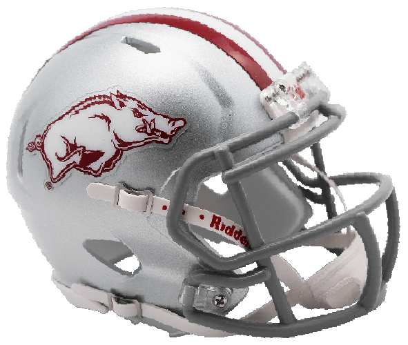 Arkansas Razorbacks NCAA Mini Speed 2017 Silver w/gray Arkansas Razorbacks NCAA Mini Speed 2017 Silver w/gray
