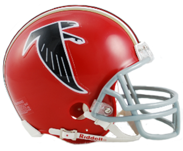 Atlanta Falcons 1966 to 1969 Mini Throwback