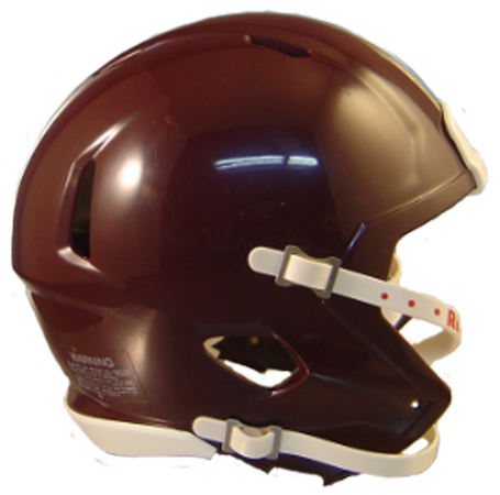 Mini Speed Football Helmet SHELL Maroon - Click Image to Close