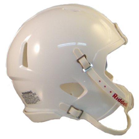 Mini Speed Football Helmet SHELL White - Click Image to Close