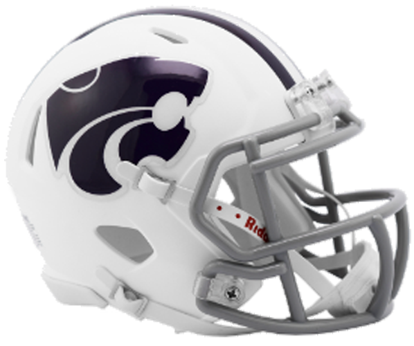 Kansas State Wildcats NCAA Mini Speed White Kansas State Wildcats NCAA Mini Speed White
