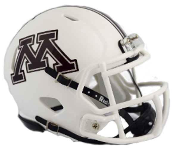 Minnesota Golden Gophers NCAA Mini Speed 2018 White Minnesota Golden Gophers NCAA Mini Speed 2018 White