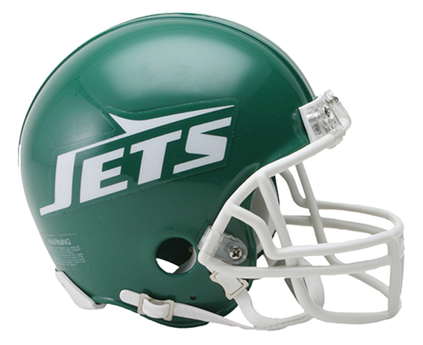 New York Jets 1978 to 1989 Mini Throwback