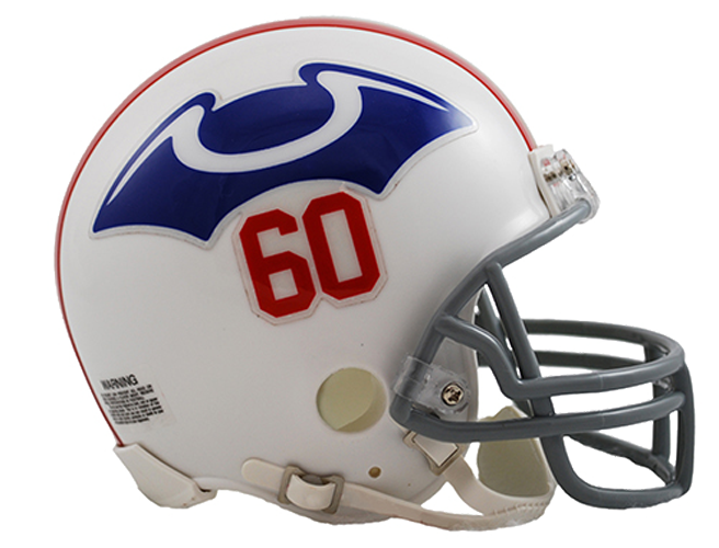 New England Patriots 1960 Mini Throwback - Click Image to Close