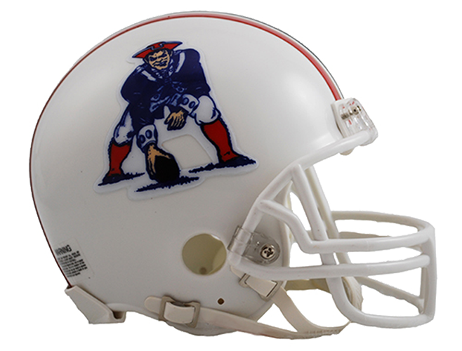 New England Patriots 1982 to 1989 Mini Throwback