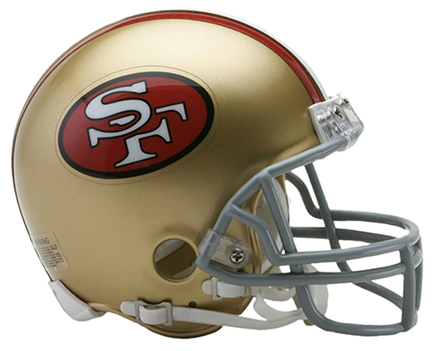 San Francisco 49ers 1964 to 1995 Mini Throwback