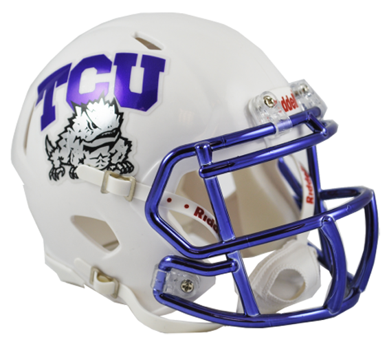 TCU Horned Frogs NCAA Mini Speed Chrome Decal TCU Horned Frogs NCAA Mini Speed Chrome Decal