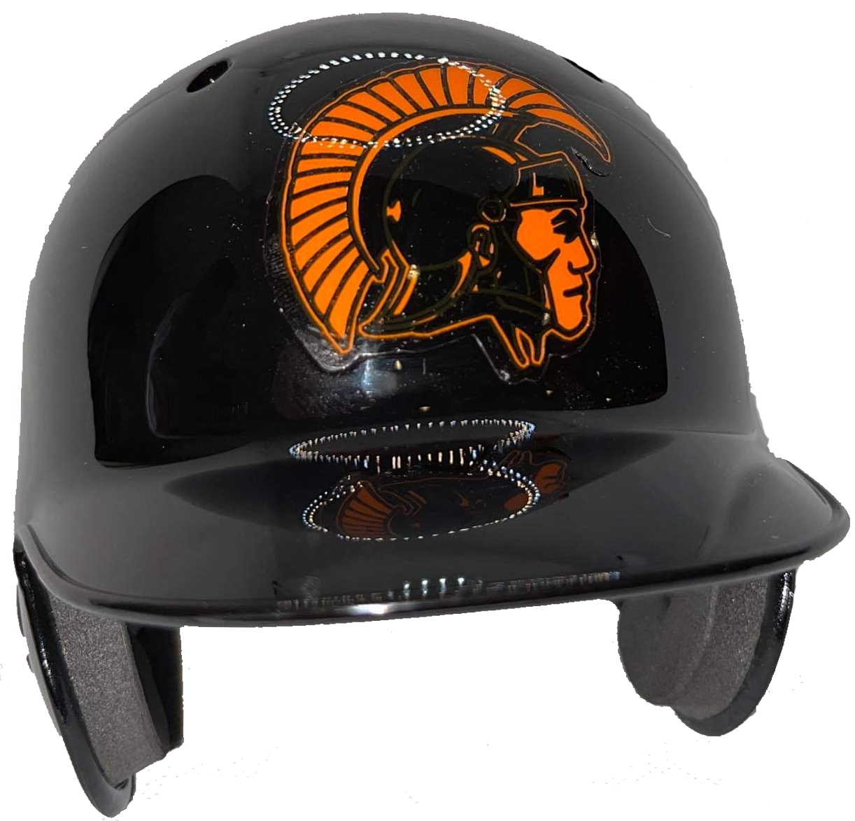 Thornapple Kellogg Trojans Mini Baseball Helmet - Click Image to Close