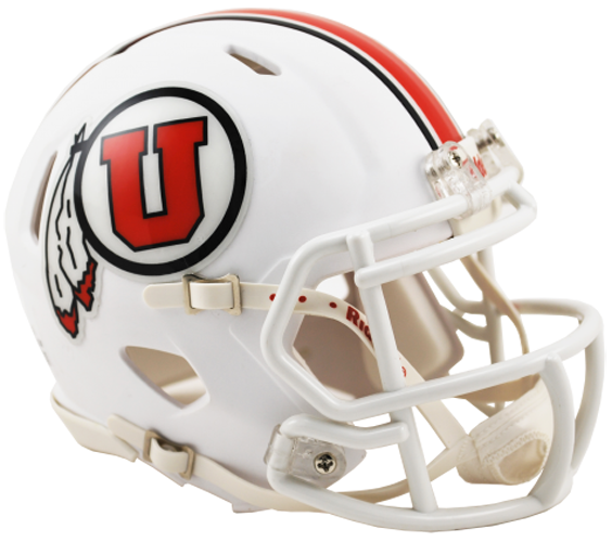 Utah Utes NCAA Mini Speed Matte White 2015 Utah Utes NCAA Mini Speed Matte White 2015