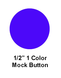 Baseball - Full Size Mock Button (SHEET OF 25)