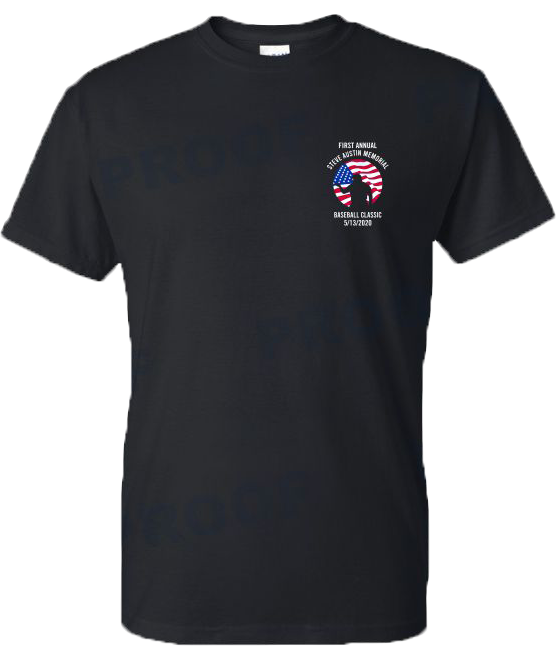 Steve Austin Memorial T-Shirt - Click Image to Close