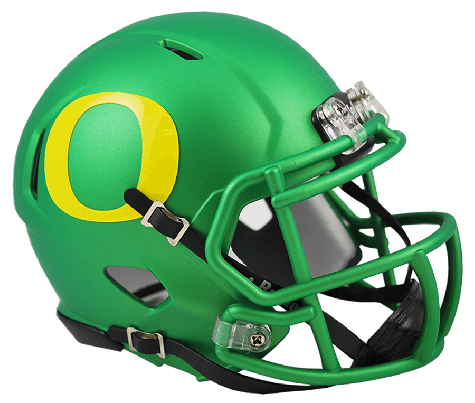 Oregon Ducks NCAA Mini Speed Apple Green
