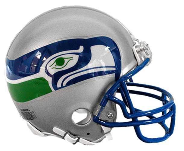 Seattle Seahawks 1983 to 2001 Mini Throwback